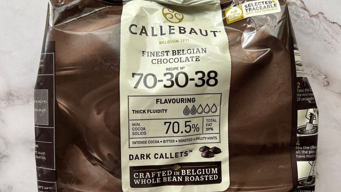 Callebaut 70.5% dark chocolate